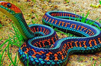 When a man discovers a snake that looks strange, the guard says to him: “You shouldn’t be looking at it”